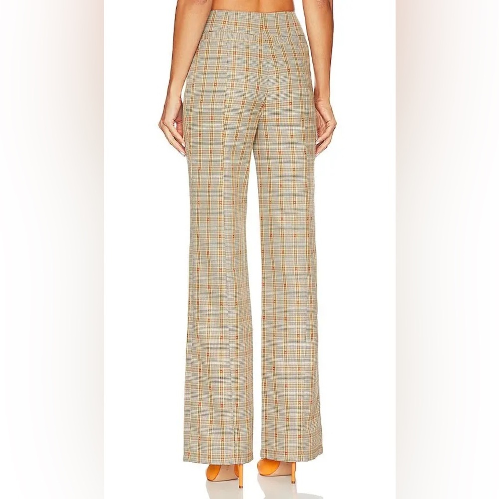 TULAROSA NWOT Rachel Pant in Tan Plaid - Picture 3 of 9